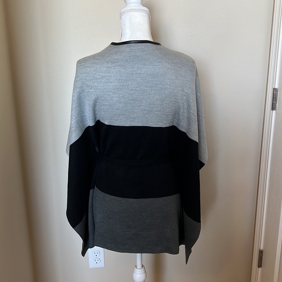 New York & Company Leather Trimmed Wrap #227 - Picture 2 of 6